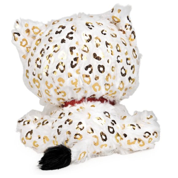 P.Lushes Designer Fashion Pets 24K Carti Snow Leopard Stuffed Animal Plush, 6" - Picture 4 of 4